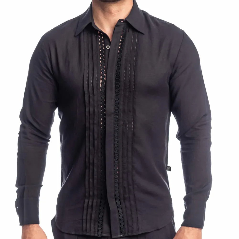 L'Homme invisible Chemises / Polos-Chemise Amalfi Noire