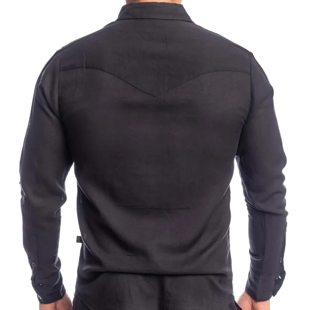 L'Homme invisible Chemises / Polos-Chemise Amalfi Noire