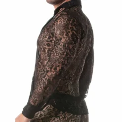 TOF Paris Chemises / Polos-Chemise en Dentelle Noire
