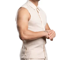 Andrew Christian Chemises / Polos-Chemise Ibiza Energy Beige