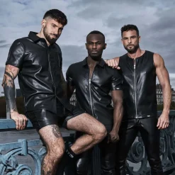 TOF Paris Tenues Sexy|Chemises / Polos-Chemise Kinky Noir