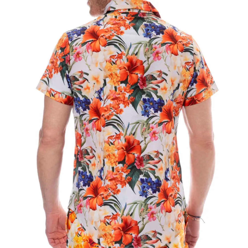 SKU Chemises / Polos-Chemise Tropical Summer Blanche