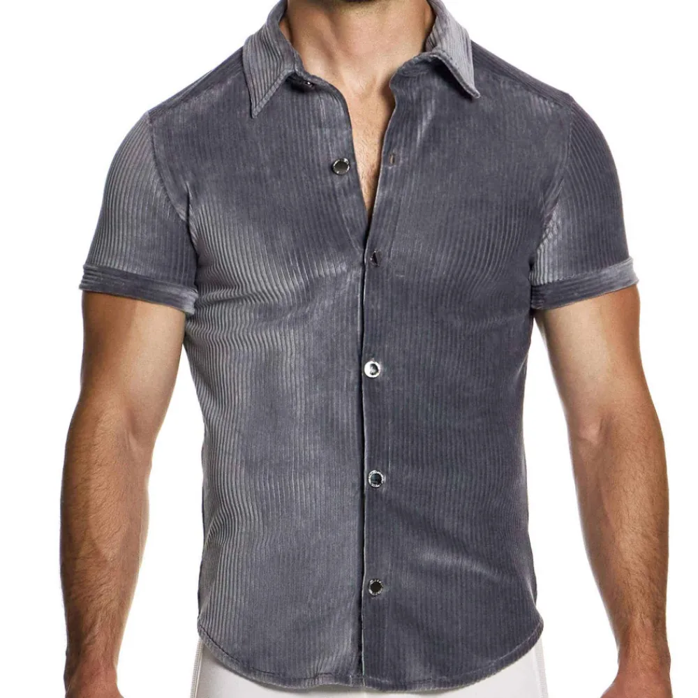 Modus Vivendi Chemises / Polos-Chemisette Corduroy Gris