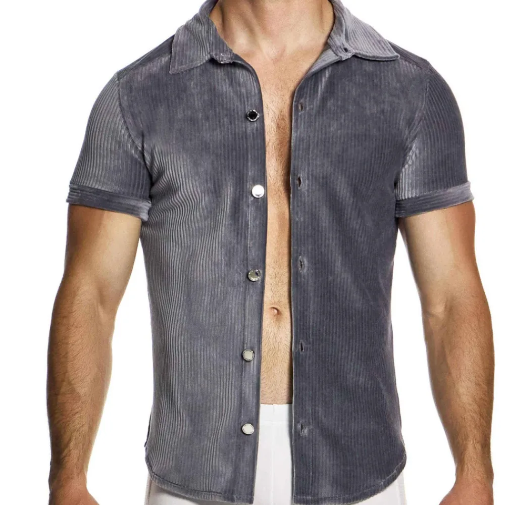 Modus Vivendi Chemises / Polos-Chemisette Corduroy Gris