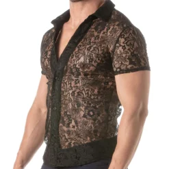 TOF Paris Chemises / Polos-Chemisette en Dentelle Noire