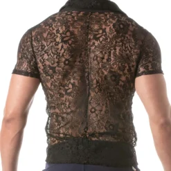 TOF Paris Chemises / Polos-Chemisette en Dentelle Noire