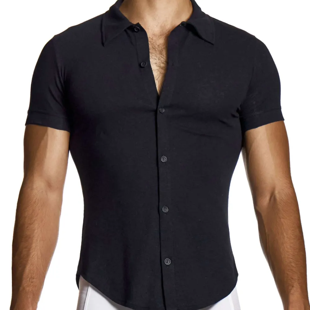Modus Vivendi Chemises / Polos-Chemisette en Lin Noir