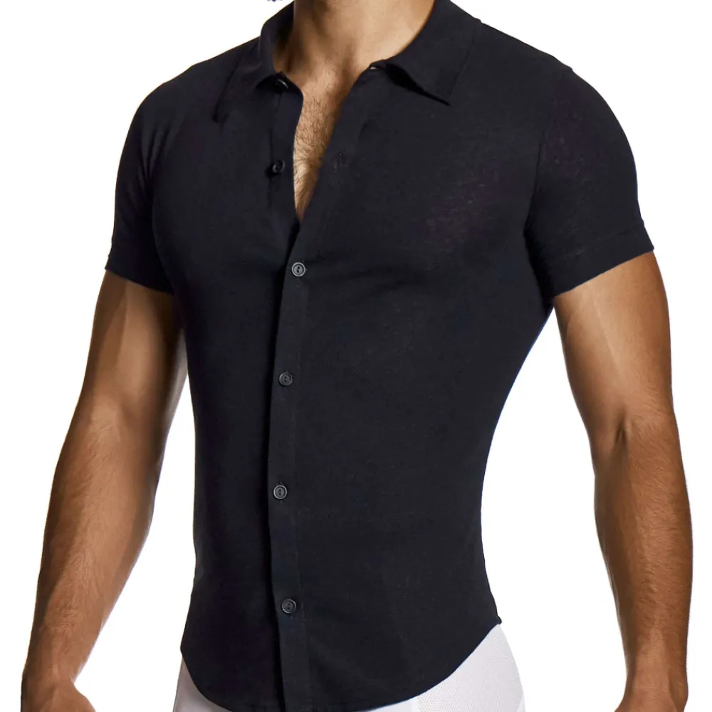 Modus Vivendi Chemises / Polos-Chemisette en Lin Noir