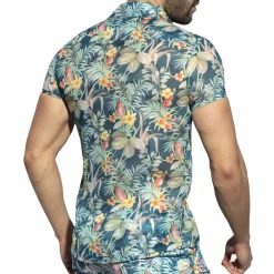 ES Collection Chemises / Polos-Chemisette Hawaï Bleue