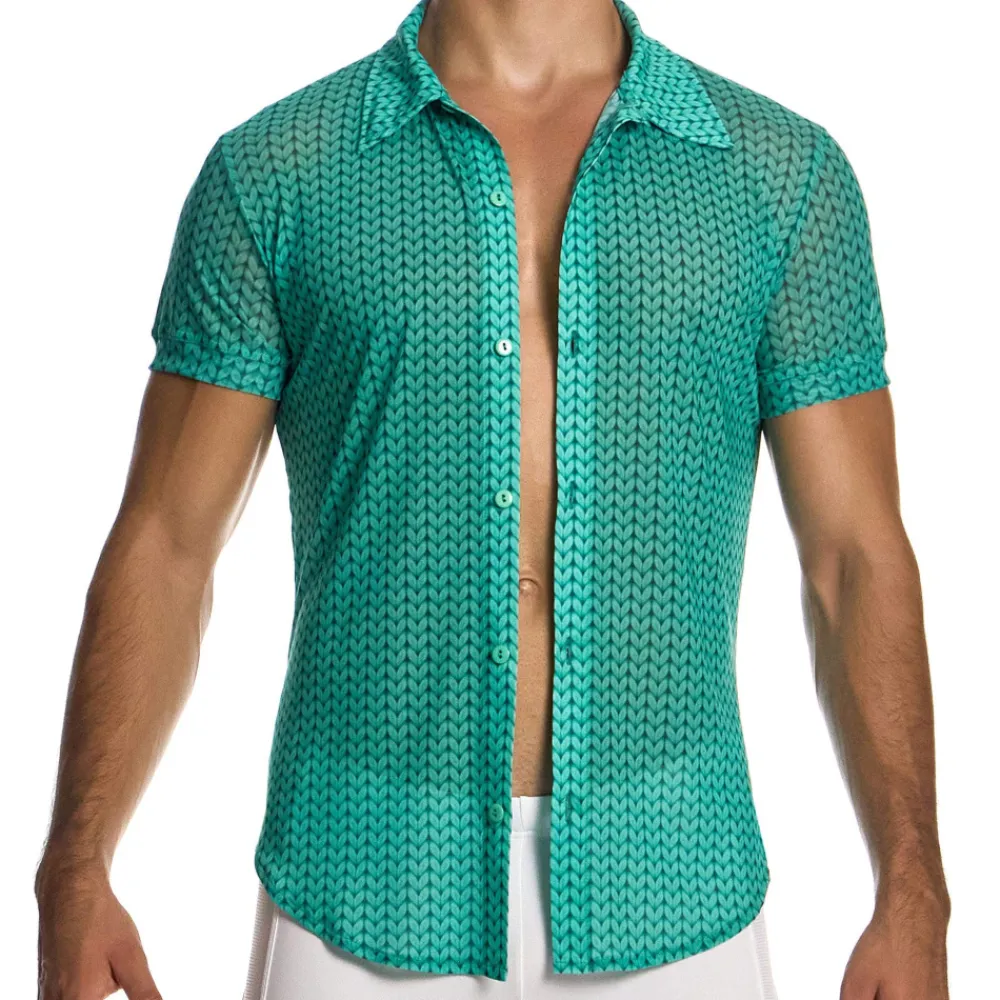 Modus Vivendi Chemises / Polos-Chemisette Illusion Verte