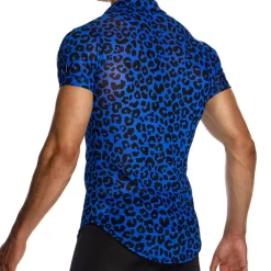 Modus Vivendi Chemises / Polos-Chemisette Léopard Bleue