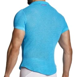 Modus Vivendi Chemises / Polos-Chemisette Micro Knit Turquoise