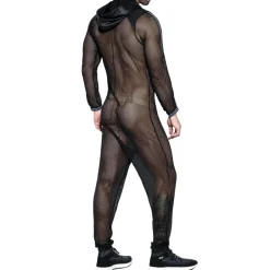 ES Collection Bodys Sexy|Tenues Sexy-Combinaison Dystopia Mesh Noire