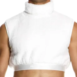 Modus Vivendi Débardeurs-Crop Top Fourrure Blanc