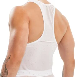 Sexy Boy Tenues Sexy|Débardeurs-Crop Top Night Glow Blanc