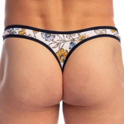 L'Homme invisible Strings-Cross String Bikini Sevres Blanc