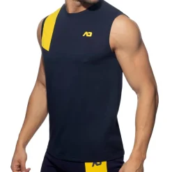 Addicted Débardeurs-Débardeur AD Coton Bleu Marine