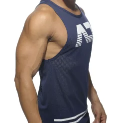Addicted Débardeurs-Débardeur AD Mesh Marine