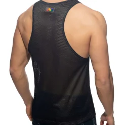 Addicted Débardeurs-Débardeur AD Rainbow Noir