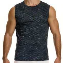 Modus Vivendi Débardeurs-Débardeur Air Bubble Noir