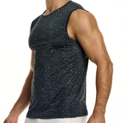 Modus Vivendi Débardeurs-Débardeur Air Bubble Noir