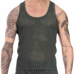 Barcode Débardeurs-Débardeur Alabin Kaki