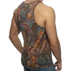 Addicted Débardeurs-Débardeur Animal Marron