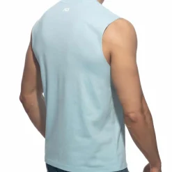 Addicted Débardeurs-Débardeur Basic Bleu Ciel