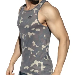 ES Collection Débardeurs-Débardeur Basic Camouflage