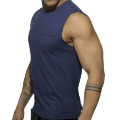 Addicted Débardeurs-Débardeur Basic Marine