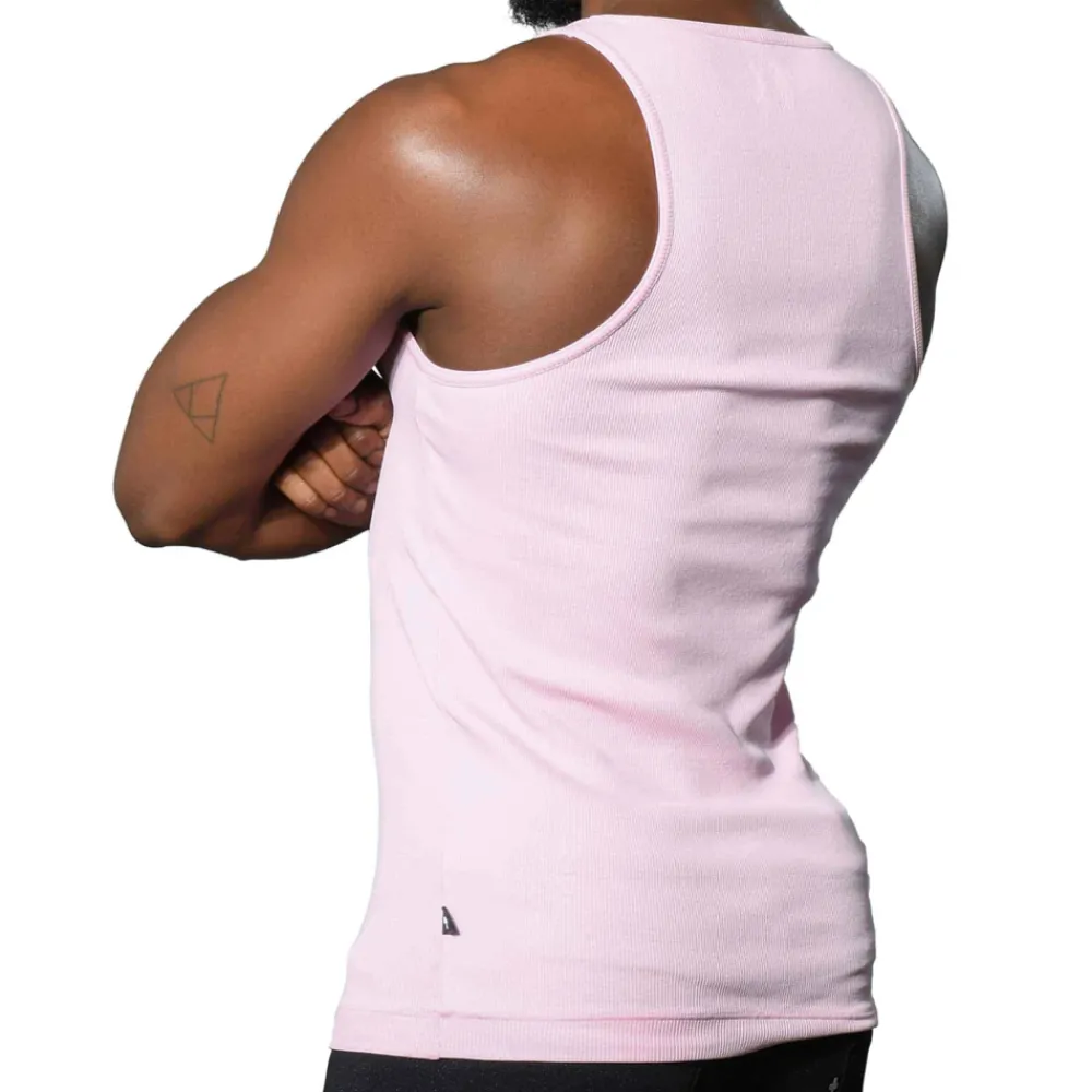 Andrew Christian Débardeurs-Débardeur Beater Rose