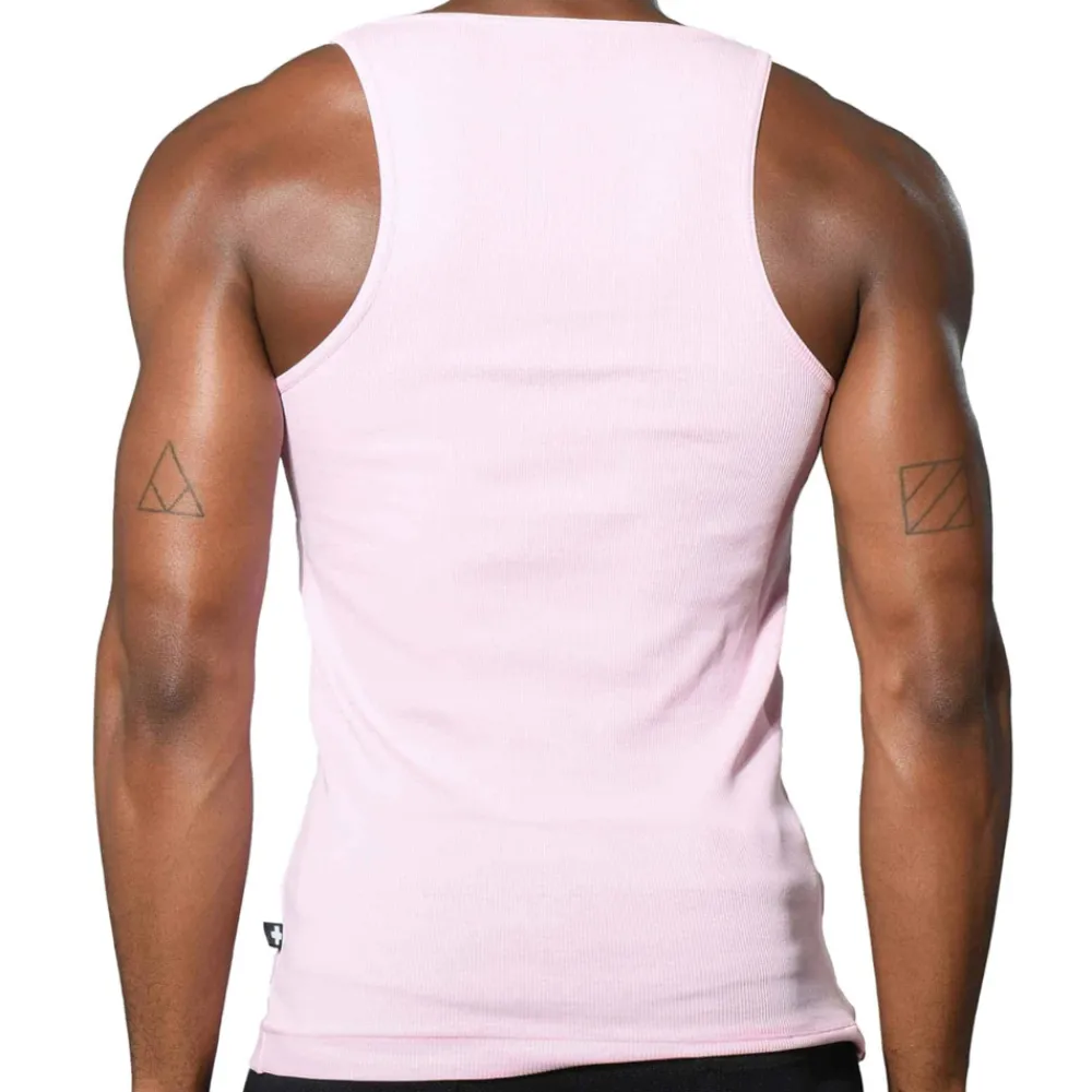 Andrew Christian Débardeurs-Débardeur Beater Rose