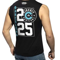 ES Collection Débardeurs-Débardeur Circuit Festival Noir