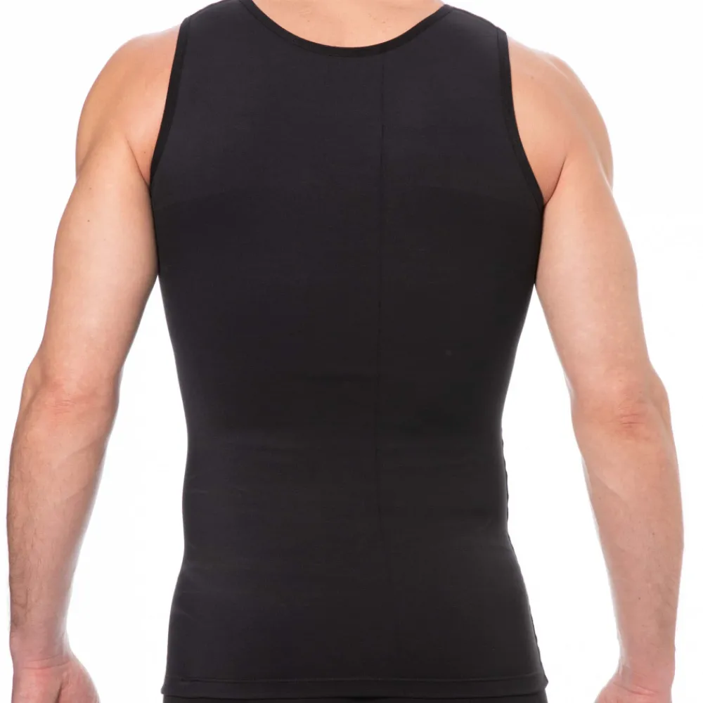 SKU Ventre Plat|Débardeurs-Débardeur Compression Ferme Noir