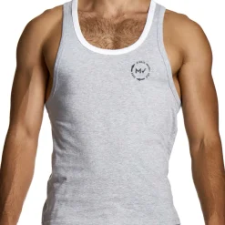 Modus Vivendi Débardeurs-Débardeur Coton Athletic Gris Chiné