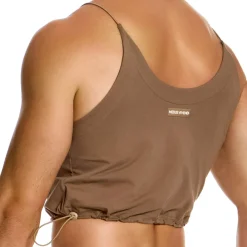 Modus Vivendi Débardeurs-Débardeur Crop Antibactérien Chair Foncée