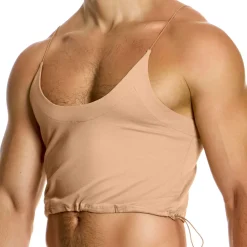 Modus Vivendi Débardeurs-Débardeur Crop Antibactérien Chair