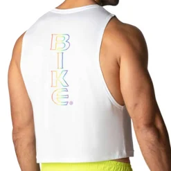 Bike Débardeurs-Débardeur Crop Pride Blanc