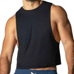 Bike Débardeurs-Débardeur Crop Pride Noir