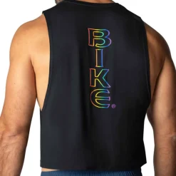 Bike Débardeurs-Débardeur Crop Pride Noir