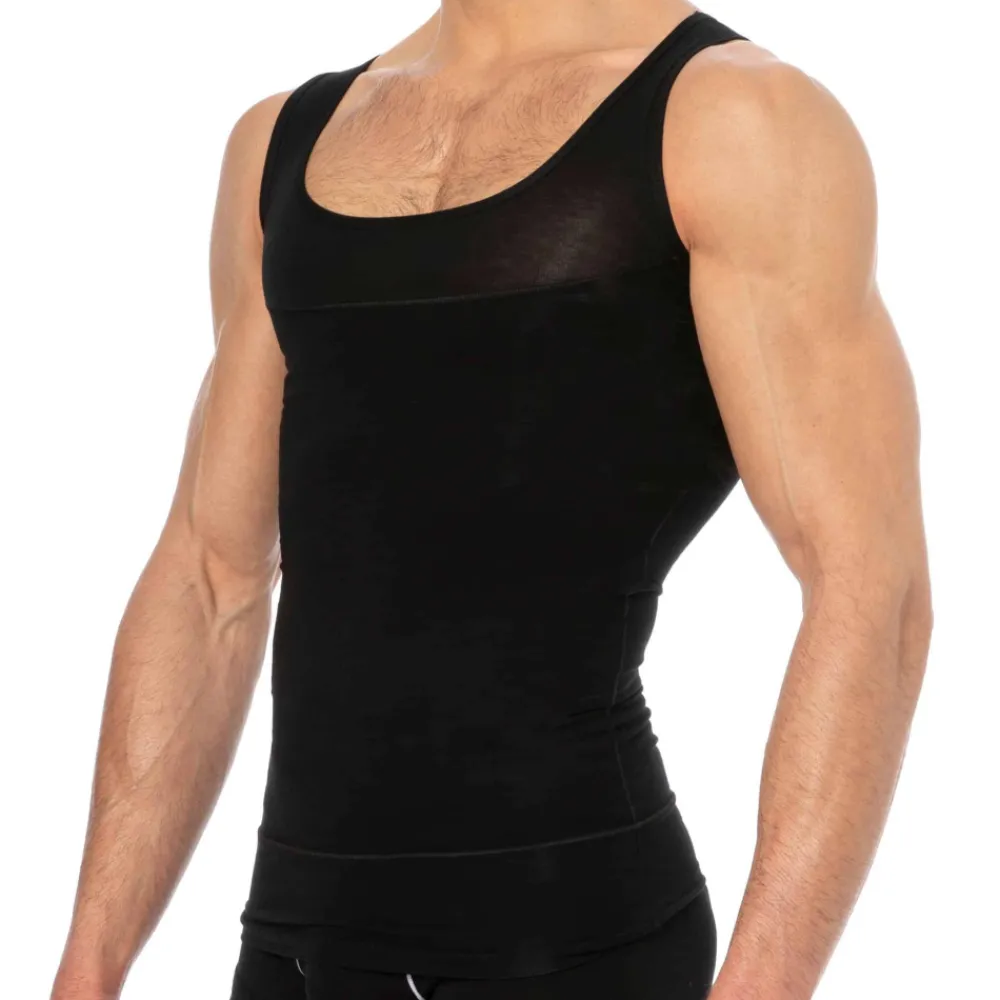 Doreanse Ventre Plat|Débardeurs-Débardeur de Compression Shapewear Noir