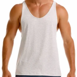 JOR Débardeurs-Débardeur Fitness Gris Chiné