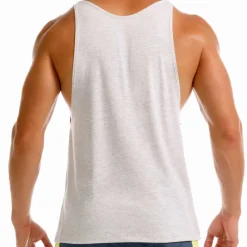 JOR Débardeurs-Débardeur Fitness Gris Chiné