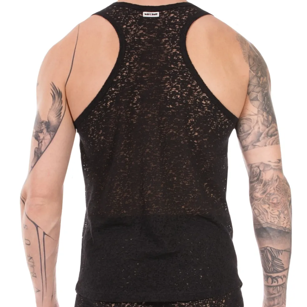 Barcode Débardeurs-Débardeur Joshua Noir