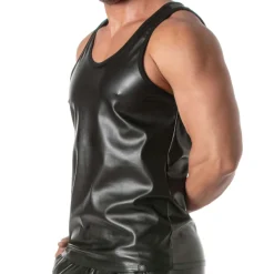 TOF Paris Tenues Sexy|Débardeurs-Débardeur Kinky Noir