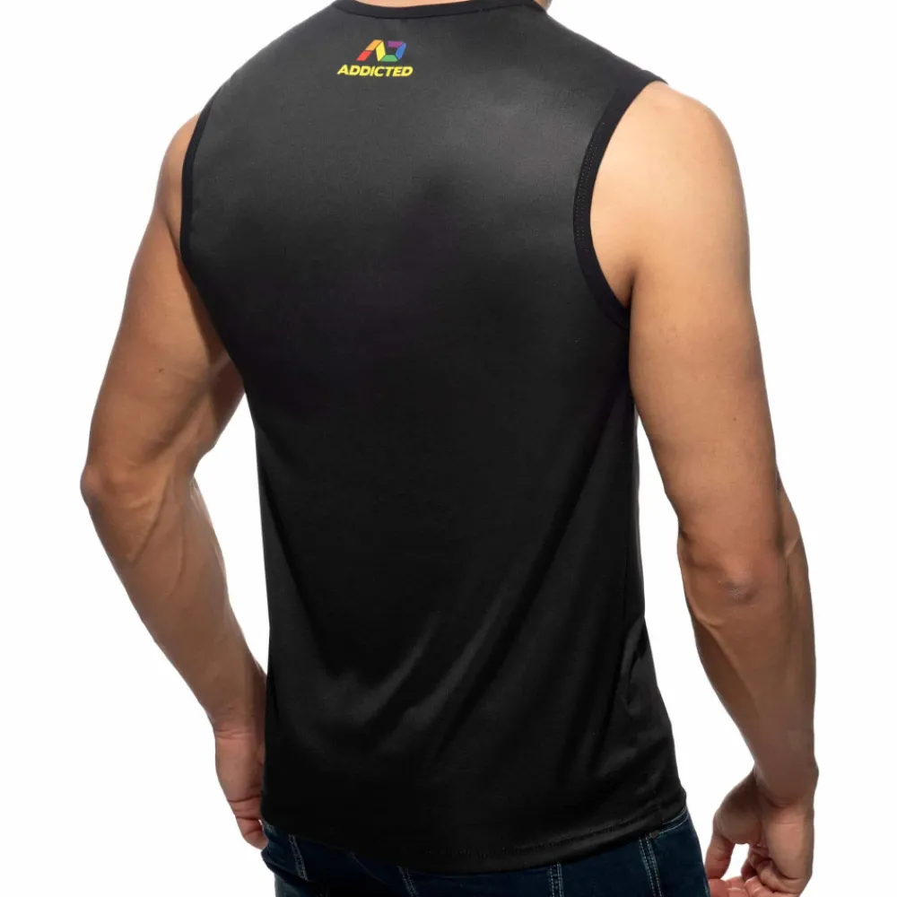 Addicted Débardeurs-Débardeur Kiss Me Noir