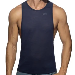 Addicted Débardeurs-Débardeur Low Rider Flame Bleu Marine