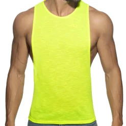 Addicted Débardeurs-Débardeur Low Rider Flame Jaune Fluo