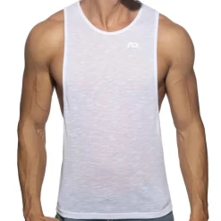 Addicted Débardeurs-Débardeur Low Rider Flame Blanc