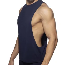 Addicted Débardeurs-Débardeur Low Rider Veloz Dry Bleu Marine